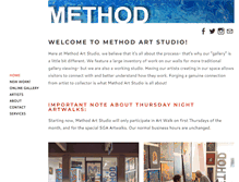 Tablet Screenshot of methodart.com